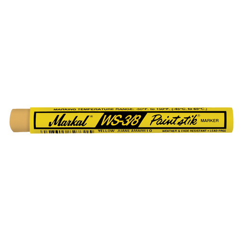 B&acirc;ton de peinture WS-3/8 Paintstik, B&acirc;ton plein, Jaune Northern Industrial Supply Inc.