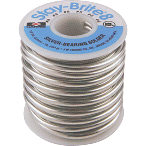 Stay Brite&reg; 8 Solder, Lead-Free, 94% Tin 6% Silver, Solid Core, 0.0625" Dia. Northern Industrial Supply Inc.