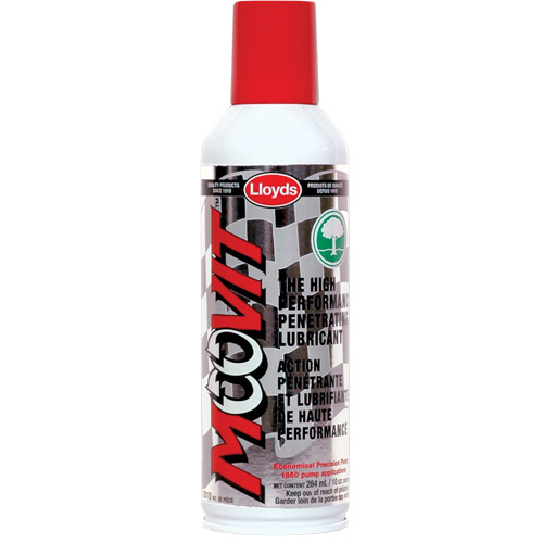 Lubrifiant haute performance Moovit, Canette a&eacute;rosol/Bouteille &agrave; g&acirc;chette, 10 oz/10 oz Northern Industrial Supply Inc.