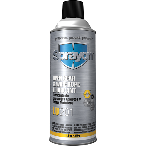 LU201 Open Gear & Wire Rope Lubricant, Aerosol Can Northern Industrial Supply Inc.