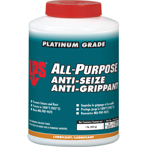Antigrippant tout usage, 1 lb, Bouteille, 1800°F (982°C) Temp max. Northern Industrial Supply Inc.