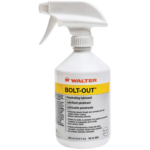 Huile p&eacute;n&eacute;trante Bolt-Out, Bouteille &agrave; g&acirc;chette, 500 ml Northern Industrial Supply Inc.