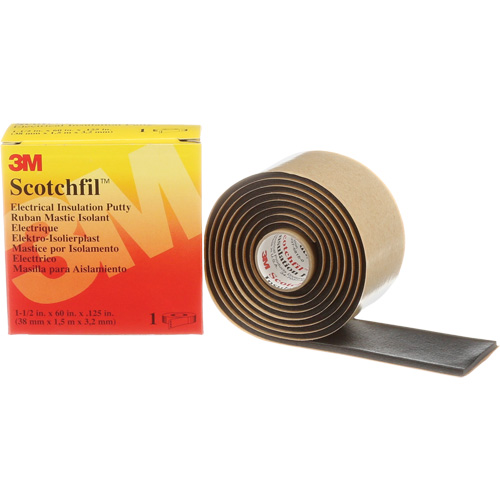 Scotchfil Electrical Insulation Putty, Roll, Black Northern Industrial Supply Inc.