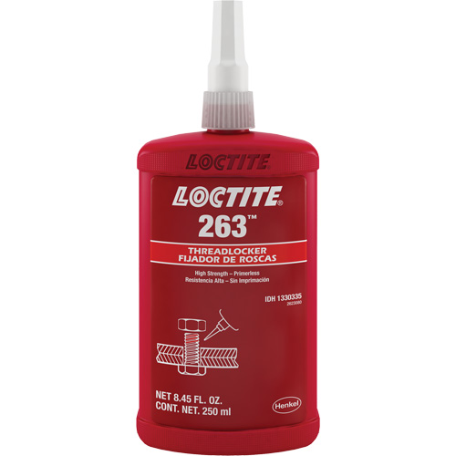 Compos&eacute; de blocage 263 s&eacute;chage rapide, Rouge, &eacute;lev&eacute;, 250 ml, Bouteille Northern Industrial Supply Inc.