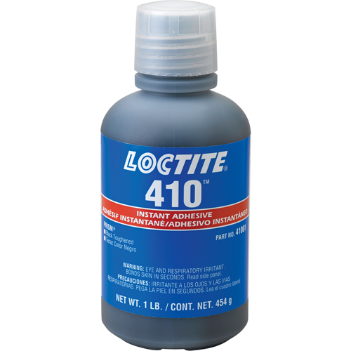 Adh&eacute;sif instantan&eacute; 410, Noir, Bouteille, 454 g Northern Industrial Supply Inc.