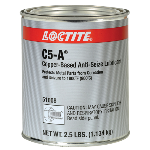 Lubrifiant antiblocage au cuivre Loctite 8008 C5-A, 2,5 lb, Canette, 1800°F (982°C) Temp&eacute;rature max. Northern Industrial Supply Inc.
