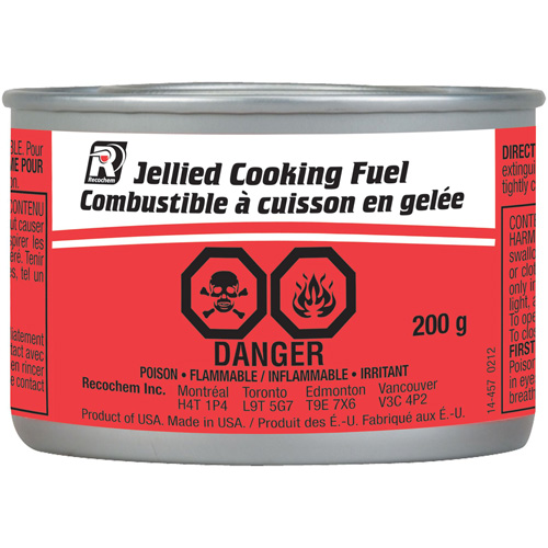 Jellied Cooking Fuel Northern Industrial Supply Inc.