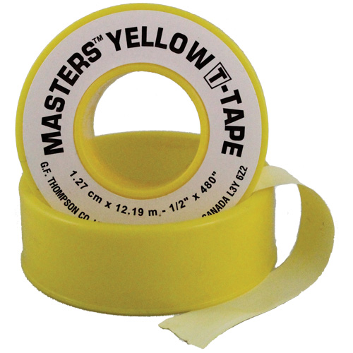 T-Tape, 260" L x 1/2" W, Yellow Northern Industrial Supply Inc.