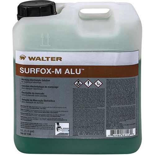Surfox-M Alum Marking Electrolyte Solution Northern Industrial Supply Inc.