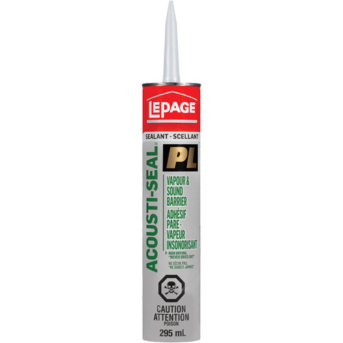 Adh&eacute;sif pare-vapeur insonorisant PL, 825 ml, Tube, Noir Northern Industrial Supply Inc.