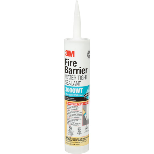 Fire Barrier Sealant 3000 WT, 10.1 oz., Cartridge, Grey Northern Industrial Supply Inc.