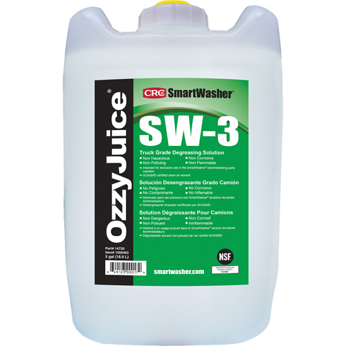 Solution d&eacute;graissante pour camion SmartWasher OzzyJuice, Cruche Northern Industrial Supply Inc.