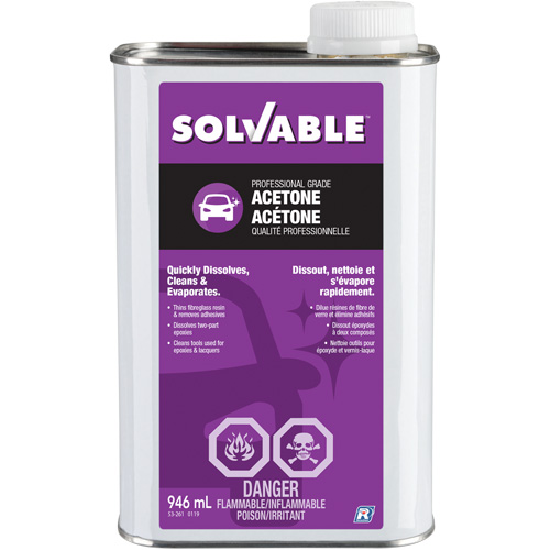 Ac&eacute;tone liquide, 946 ml Northern Industrial Supply Inc.