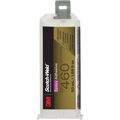 Scotch-Weld Adhesive, 50 ml, Dual Cartridge, Two-Part, White Northern Industrial Supply Inc.