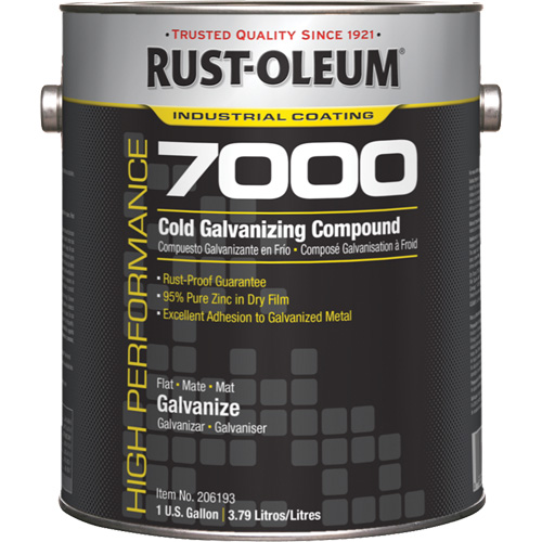 High-Performance 7000 System Cold Galvanizing Compound, Gallon Northern Industrial Supply Inc.