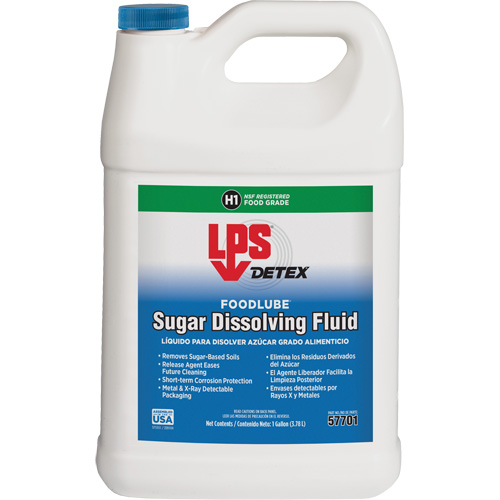 Fluide de dissolution du sucre Detex FoodLube, Bouteille Northern Industrial Supply Inc.