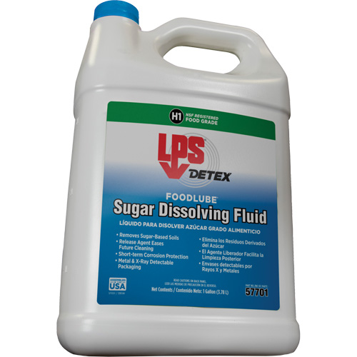 Fluide de dissolution du sucre Detex FoodLube, Bouteille Northern Industrial Supply Inc.