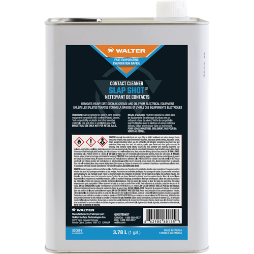 Nettoyant pour contacts SLAP SHOT, Cruche Northern Industrial Supply Inc.