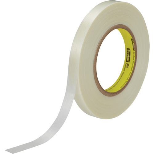 Ruban renforc&eacute; de filaments Scotch, &eacute;paisseur 6,6 mils, 9 mm (0,35") x 55 m (180')  Northern Industrial Supply Inc.