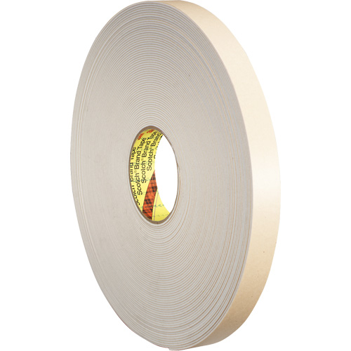Ruban double face en mousse, 66 m (216') lo x 25,4 mm (1") la, 31 mils, Poly&eacute;thyl&egrave;ne Northern Industrial Supply Inc.