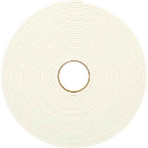 Ruban double face en mousse d'ur&eacute;thane, 16,5 m (54') lo x 12,7 mm (1/2") la, 25 mils, Ur&eacute;thane Northern Industrial Supply Inc.