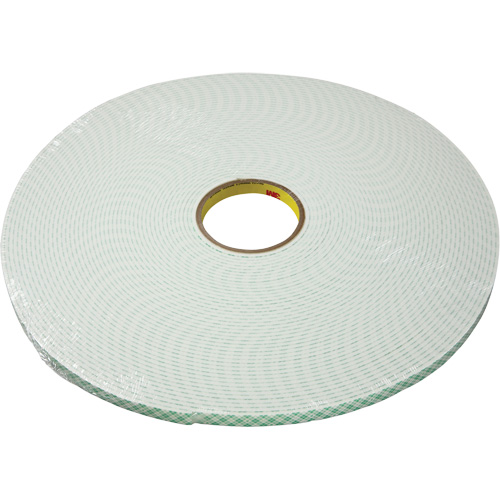 Ruban double face en mousse d'ur&eacute;thane, 16,5 m (54') lo x 25,4 mm (1") la, 25 mils, Ur&eacute;thane Northern Industrial Supply Inc.