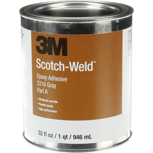 Scotch-Weld Adhesive, 32 fl. oz., Kit, Two-Part, Grey Northern Industrial Supply Inc.