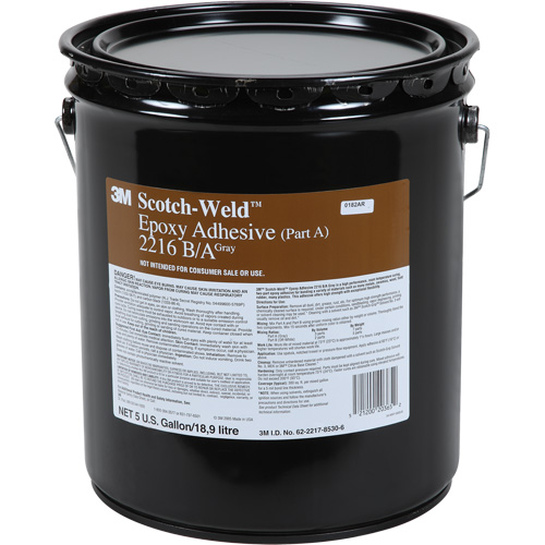 Adh&eacute;sif Scotch-Weld, 5 gal., Seau, Deux composants, Gris Northern Industrial Supply Inc.