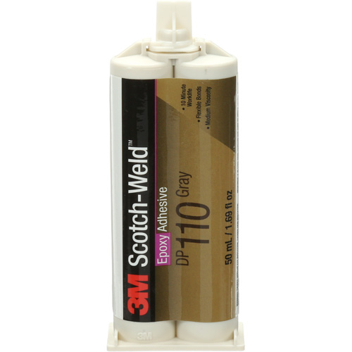 Adh&eacute;sif Scotch-Weld, 1,64 liq. oz., Cartouche, Deux composants, Gris Northern Industrial Supply Inc.