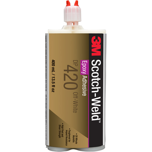 Scotch-Weld Adhesive, 400 ml, Cartridge, Two-Part, Off-White Northern Industrial Supply Inc.