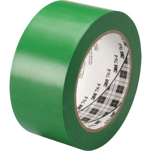 Ruban en vinyle pour travaux g&eacute;n&eacute;raux 764, 25,4 mm (1") la x 32,9 m (108') lo, 5 mils, Vert Northern Industrial Supply Inc.
