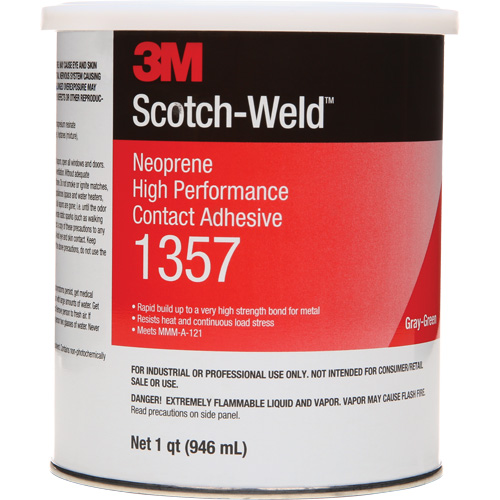 Colle contact haute performance &agrave; base de n&eacute;opr&egrave;ne, Canette, 32 oz liq., Gris Northern Industrial Supply Inc.