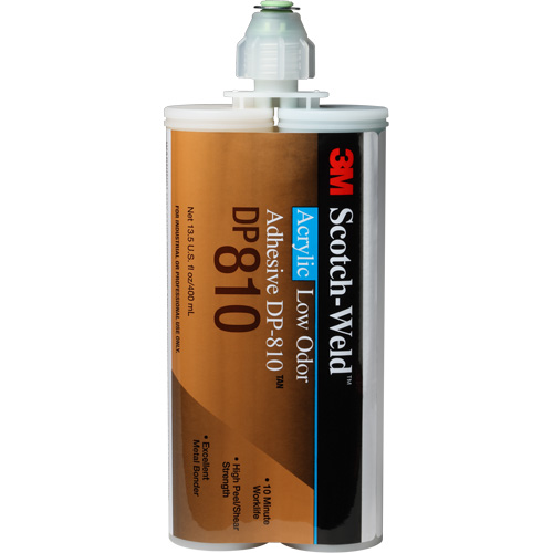 Scotch-Weld Low-Odor Acrylic Adhesive, Two-Part, Cartridge, 400 ml, Off-White Northern Industrial Supply Inc.