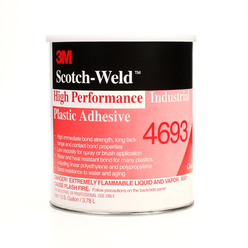 High-Performance Industrial Plastic Adhesive, 1 gal., Gallon, Yellow Northern Industrial Supply Inc.