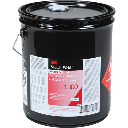 High-Performance Rubber & Gasket Adhesive, Pail, Yellow Northern Industrial Supply Inc.