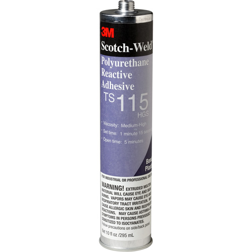 Scotch-Weld PUR Adhesive, 10 oz., Cartridge, Clear Northern Industrial Supply Inc.