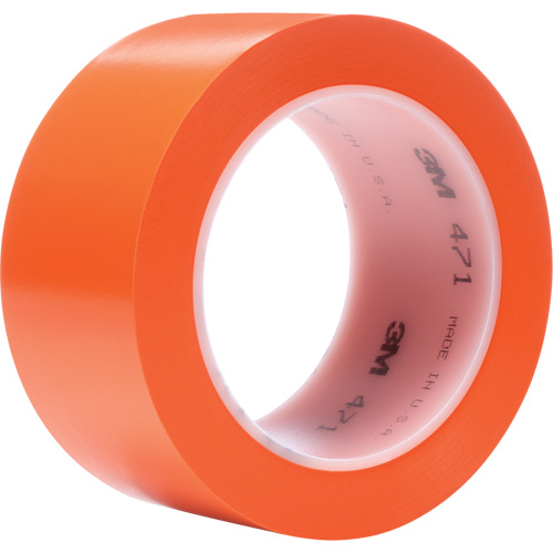 Ruban en vinyle 471, 50,8 mm (2") la x 32,9 m (108') lo, 5,2 mils, Orange Northern Industrial Supply Inc.