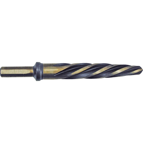 Jet-Kut&reg; Black & Gold Premium Car Reamer, 3/4", Spiral Flute, High Speed Steel, 3-Flat Shank Northern Industrial Supply Inc.
