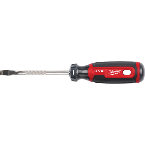 Tournevis &agrave; fente, Tige de 1/4", Ronde, 211 mm lo, Prise en Coussin&eacute;e Northern Industrial Supply Inc.