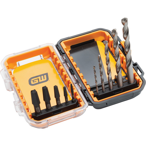 Bolt Biter Screw Extractor Set, Alloy Steel, 10 Pieces Northern Industrial Supply Inc.