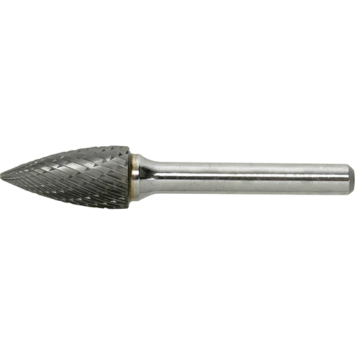 Solid Carbide Burr, SG-1, 1/4" Dia., 1/4" Shank, 5/8" Depth of Cut Northern Industrial Supply Inc.