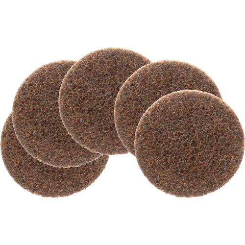 Disque de conditionnement de surface Roloc Scotch-Brite, 2" dia., Grain Cors&eacute;, Oxyde d'aluminium Northern Industrial Supply Inc.