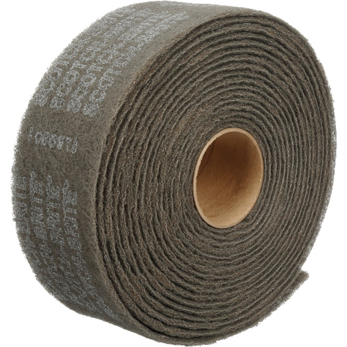 Ruban de nettoyage et de finition Scotch-Brite, Tr&egrave;s fin, 4" la x 30' lo Northern Industrial Supply Inc.