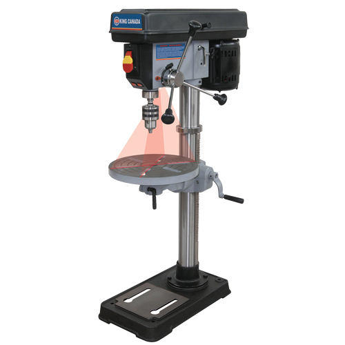 Perceuses &agrave; colonne avec laser, 13", Mandrin 5/8", 3670 tr/min Northern Industrial Supply Inc.