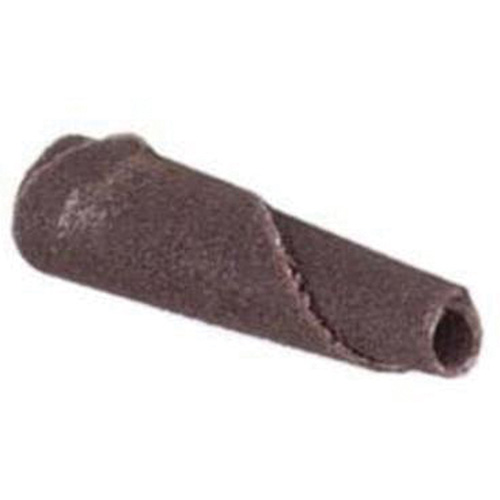 Cartouche de bande abrasive conique ALO, 180 Grain, 3/16" dia., Oxyde d'aluminium, 1" lo, 1/8" Dimension de l'arbre Northern Industrial Supply Inc.