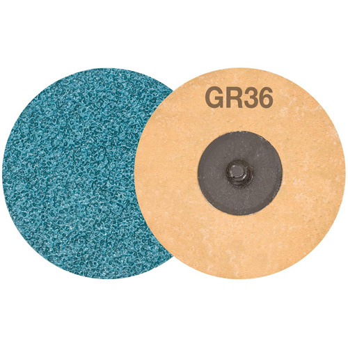 Disque de ponçage TWIST TOPCUT, 3" dia., Grain 36, Zirconium Northern Industrial Supply Inc.