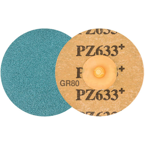 Disque de ponçage TWIST TOPCUT, 3" dia., Grain 80, Zirconium Northern Industrial Supply Inc.