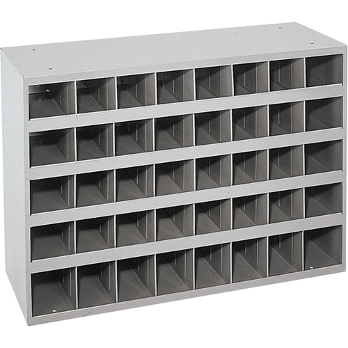 Armoires pour bacs de rangement en acier, 33-3/4" la x 12" p x 23-7/8" h, Gris Northern Industrial Supply Inc.