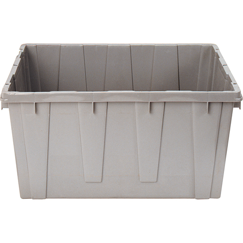 Contenant emboîtable, 21,1" la x 17,7" p x 12" h, Gris Northern Industrial Supply Inc.