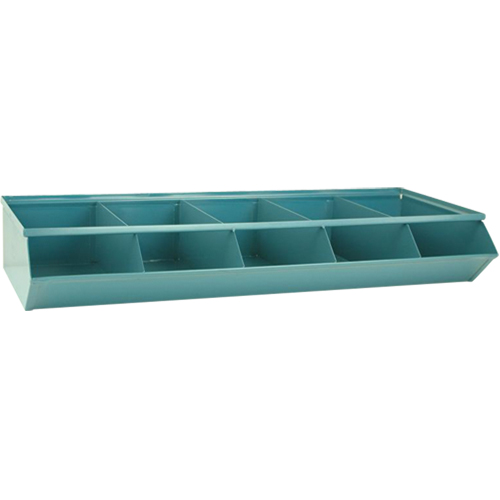 Sectional Bin Units, 100 lbs. Cap., 37" W x 15-1/2" D x 6" H, Blue Northern Industrial Supply Inc.